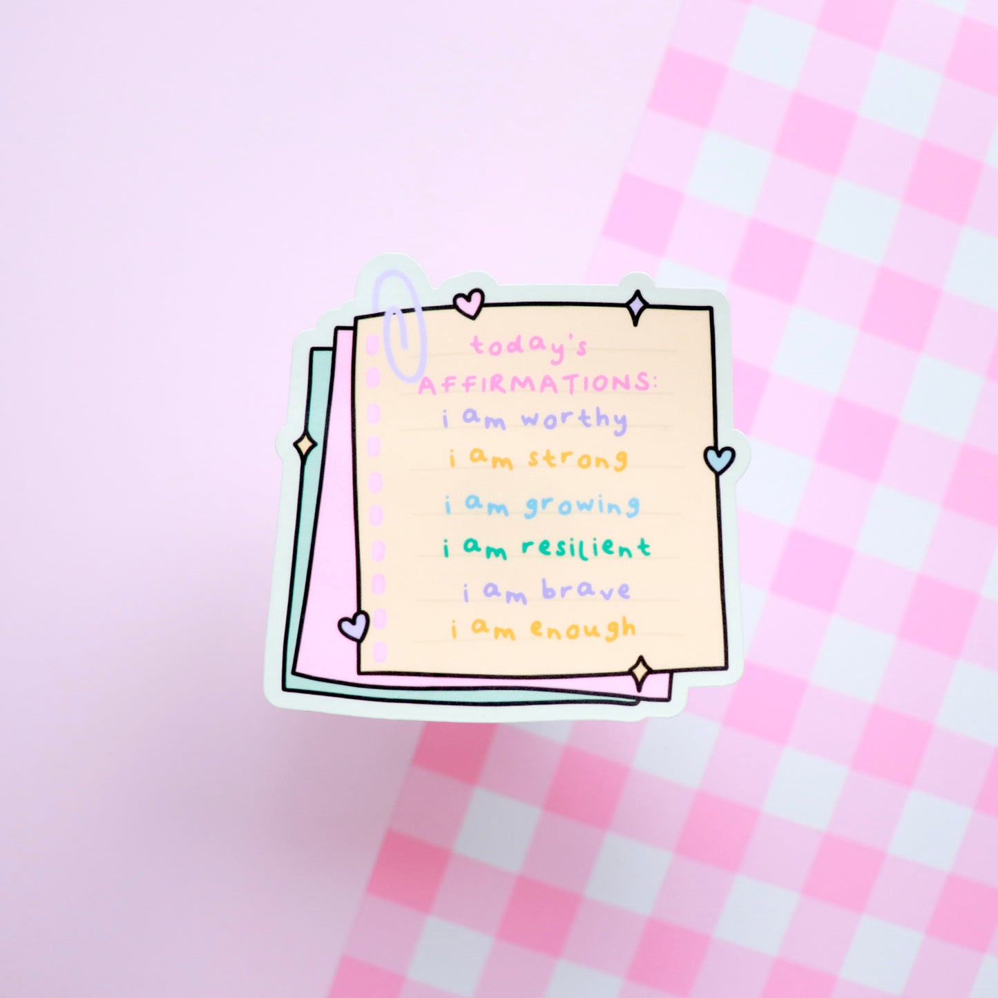 Today's Affirmations Sticker