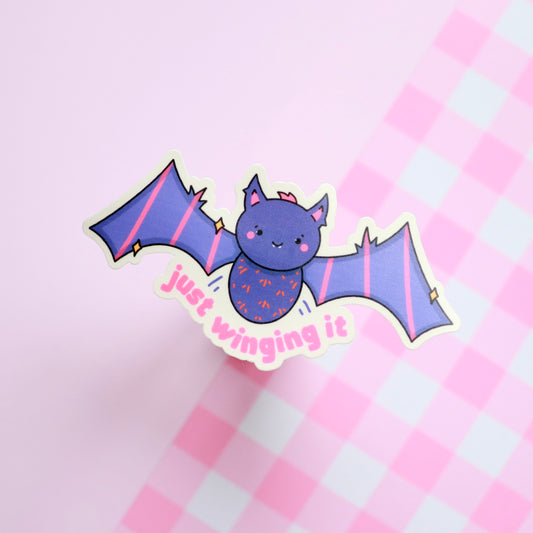 Winging It Sticker