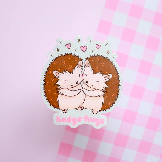 Hedge-Hugs Sticker