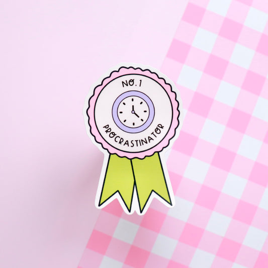 No.1 Procrastinator Sticker