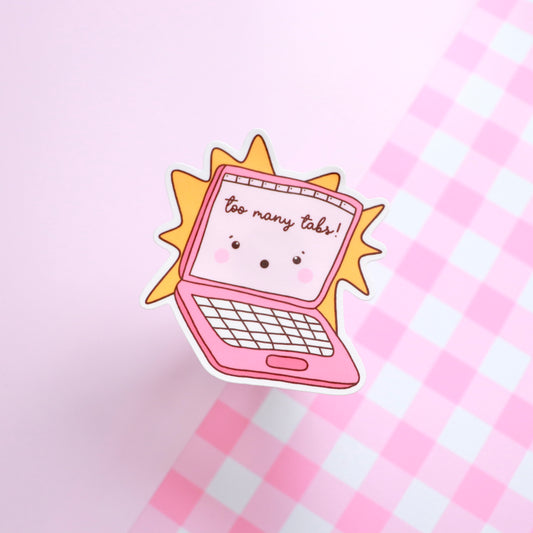 Too Many Tabs Sticker