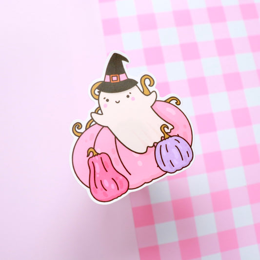 Salem & His Pumpkins Sticker