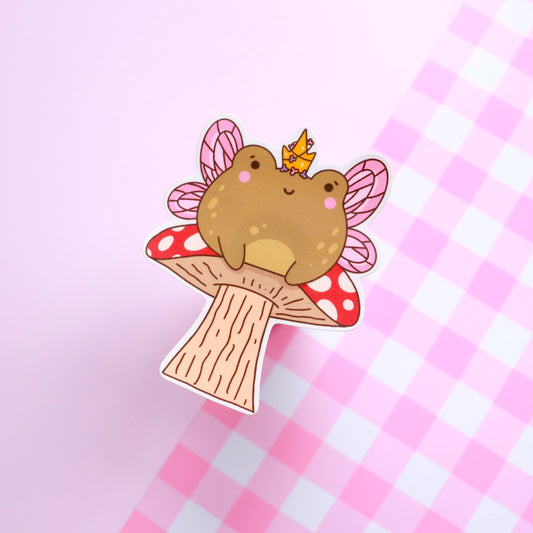 Pippy on a Toadstool Sticker
