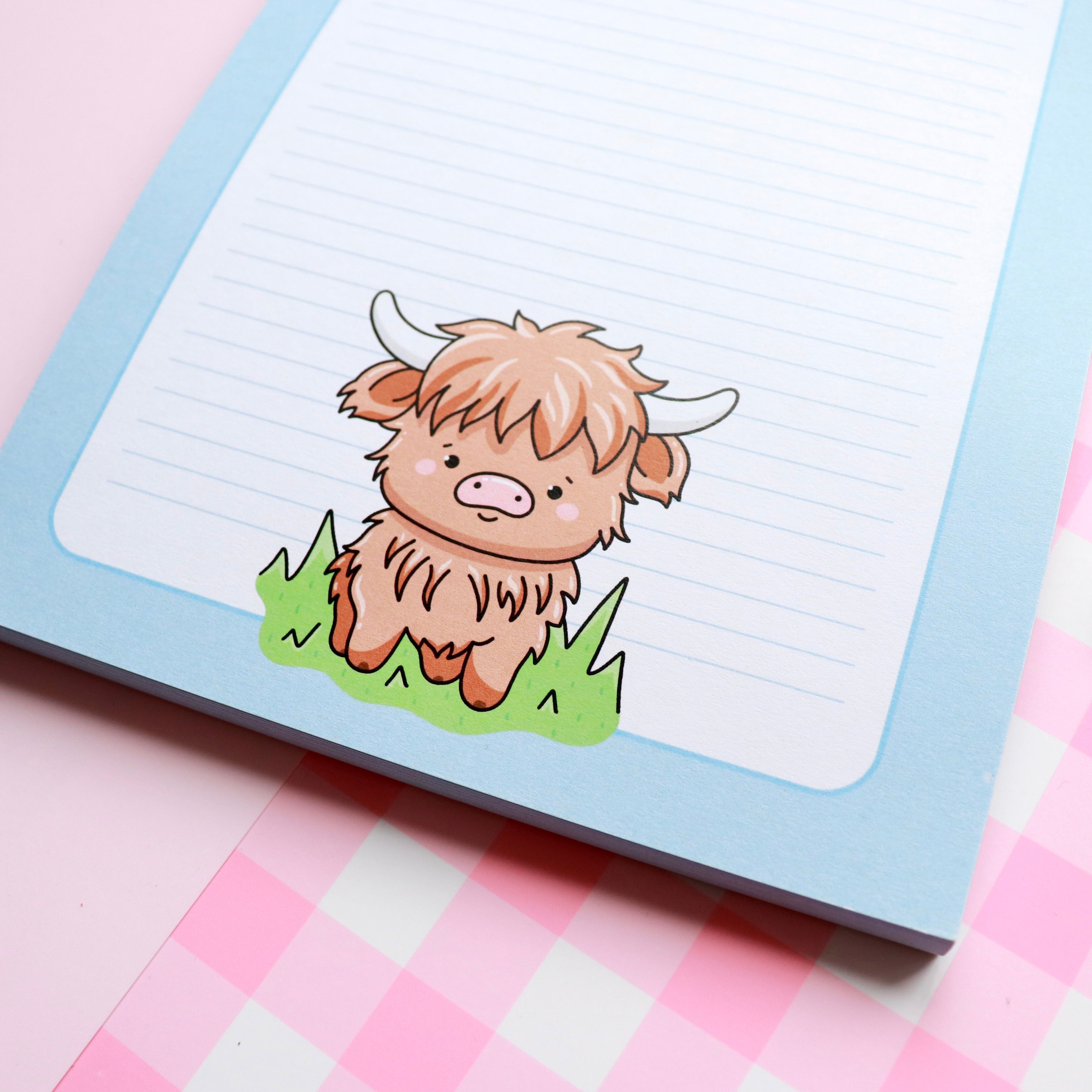 Not In The Moo-d A5 Lined Notepad