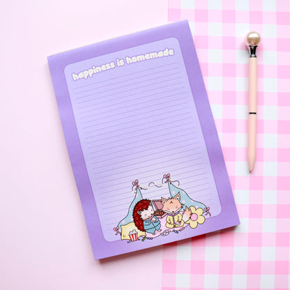 Happiness Is Homemade A5 Lined Notepad