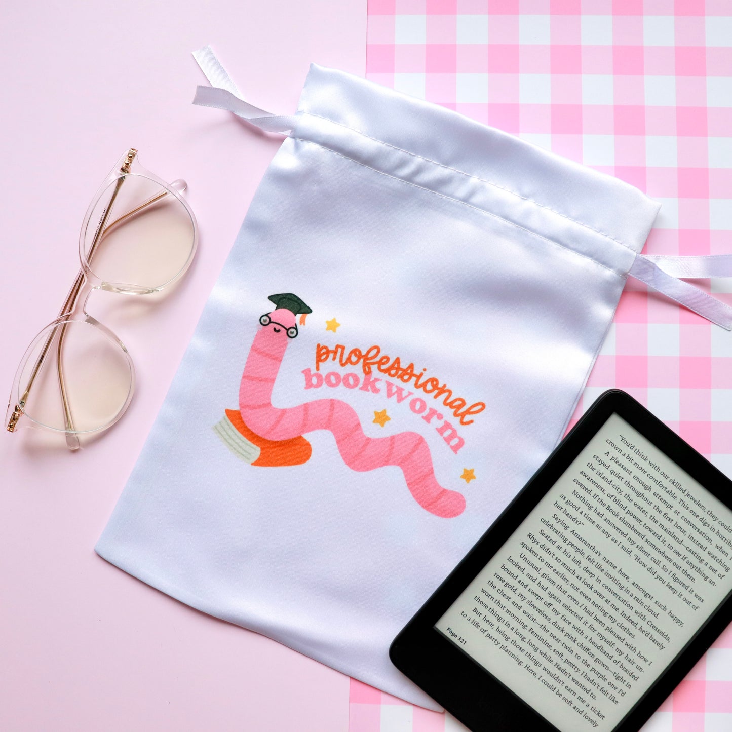 Professional Bookworm Kindle / Small Book Sleeve