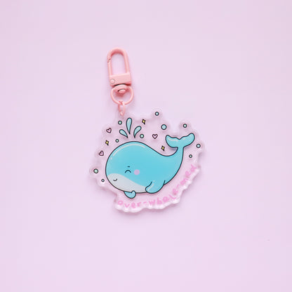 Over-Whale-Med Acrylic Keyring