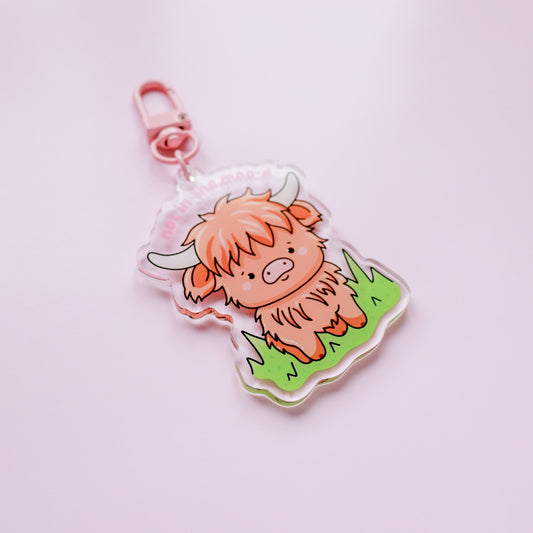 Not In The Moo-D Acrylic Keyring
