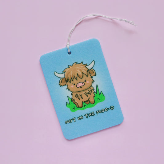 Not In The Moo-D Car Air Freshener