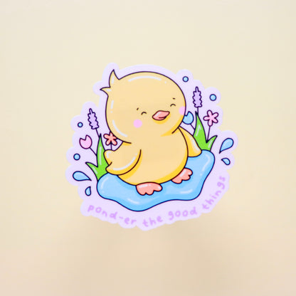Spring Duckling Sticker