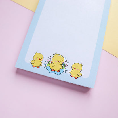 Spring Duckling Notepad