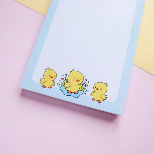 Spring Duckling Notepad