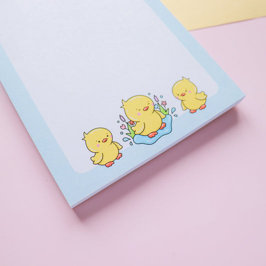 Spring Duckling Notepad