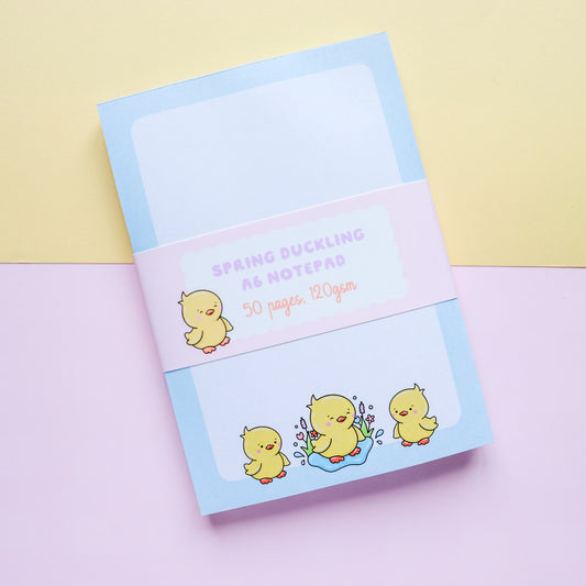 Spring Duckling Notepad