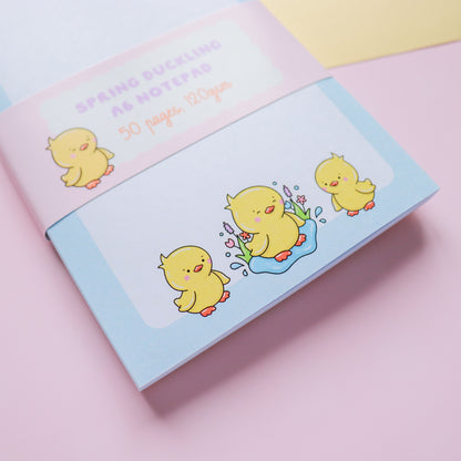 Spring Duckling Notepad