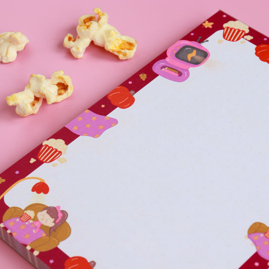 Blankets & Blockbusters Notepad