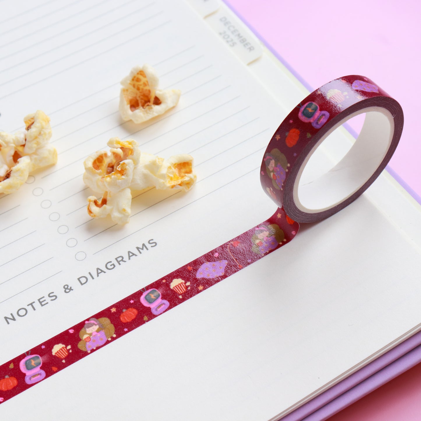 Blankets & Blockbusters Washi Tape