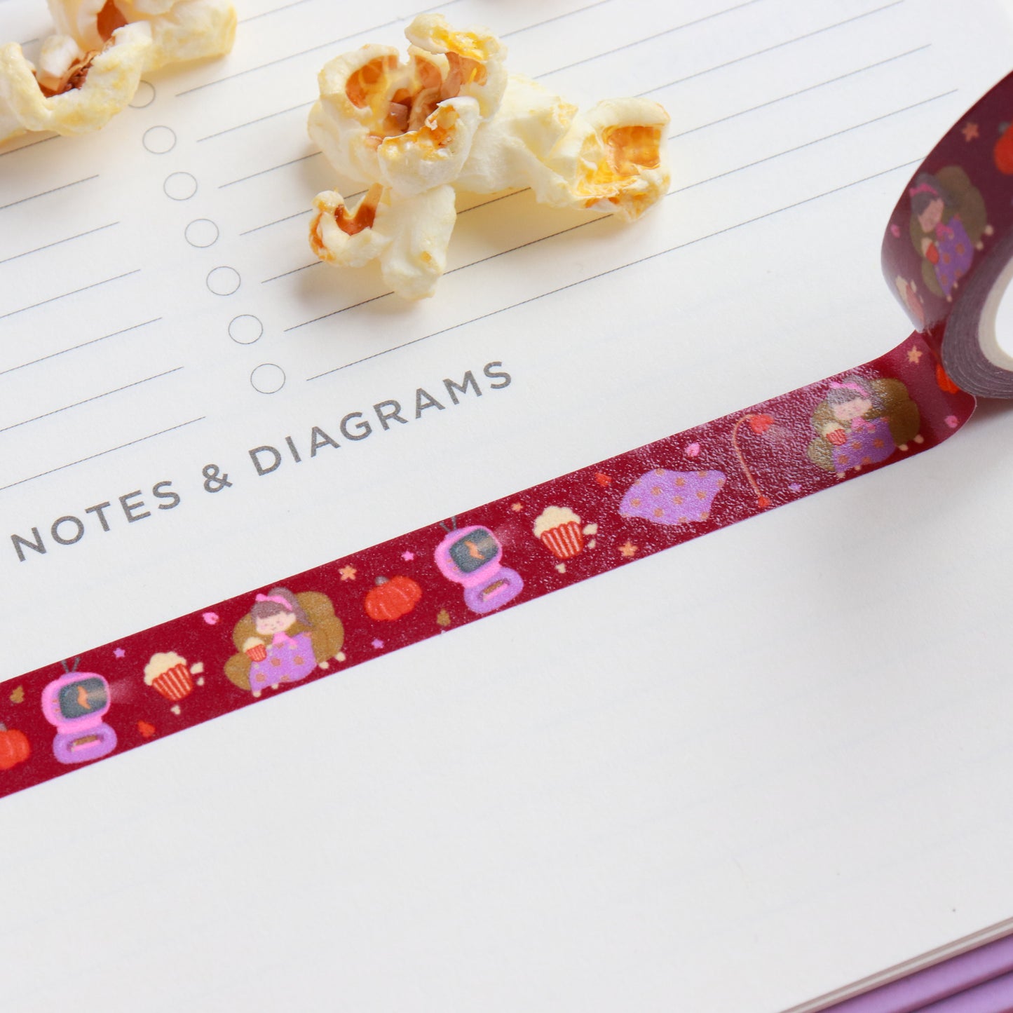 Blankets & Blockbusters Washi Tape