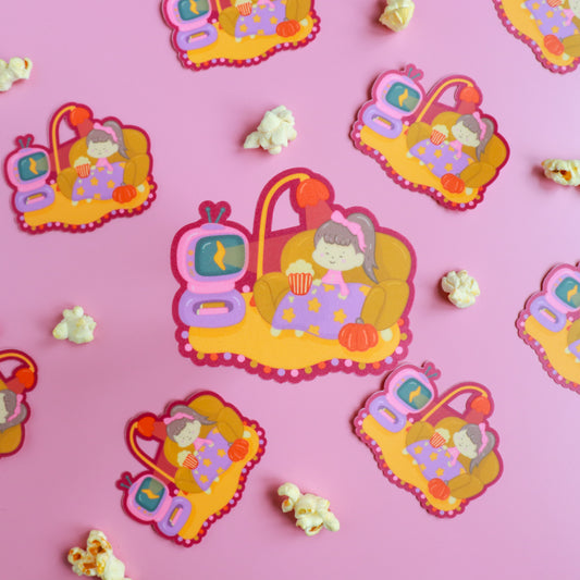 Blankets & Blockbusters Sticker