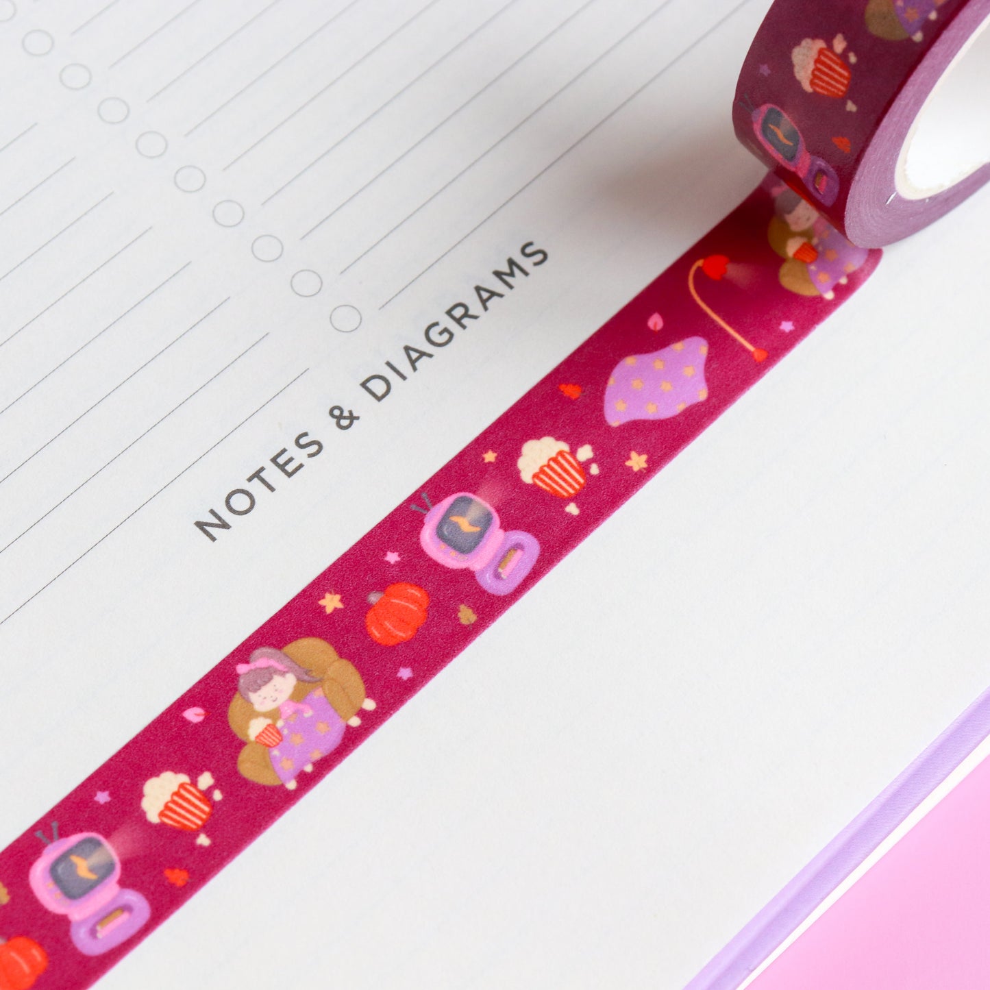 Blankets & Blockbusters Washi Tape