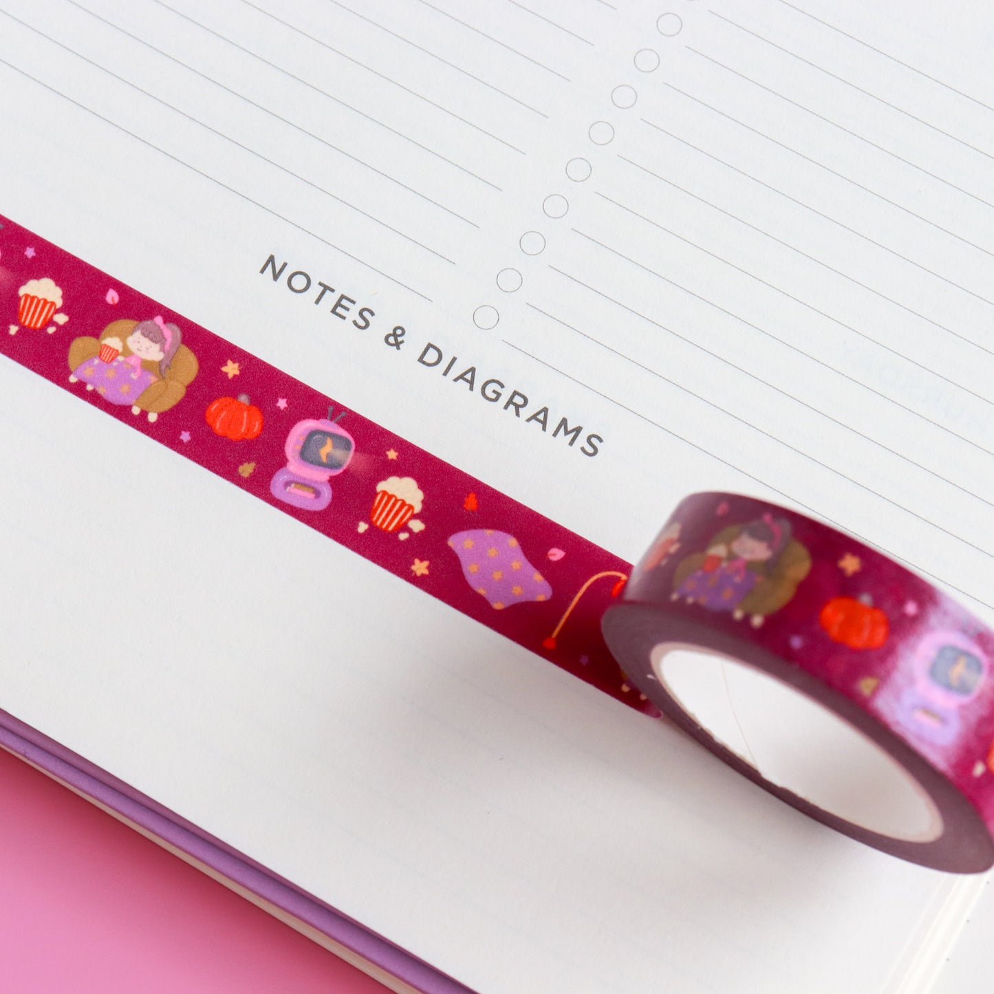 Blankets & Blockbusters Washi Tape