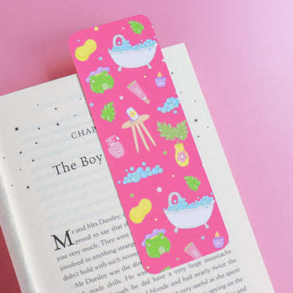 A Bubble Bath & a Podcast Bookmark