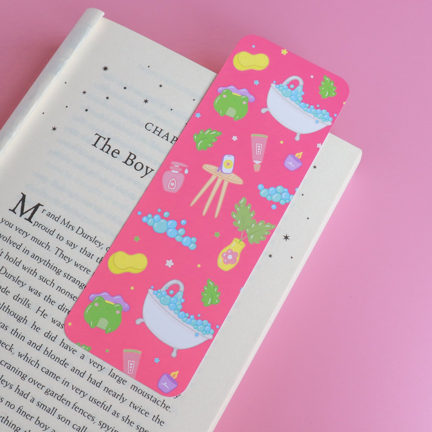 A Bubble Bath & a Podcast Bookmark