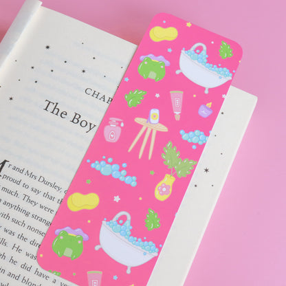 A Bubble Bath & a Podcast Bookmark