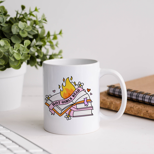 Hot Girls Read Mug