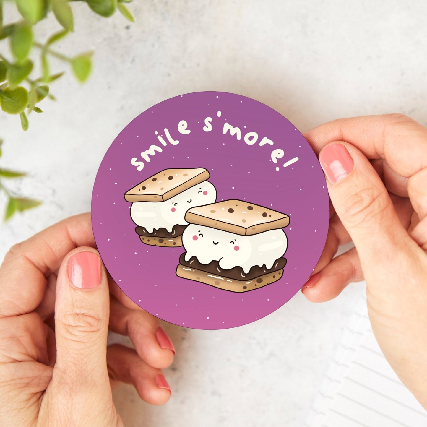 Smile S'more Coaster