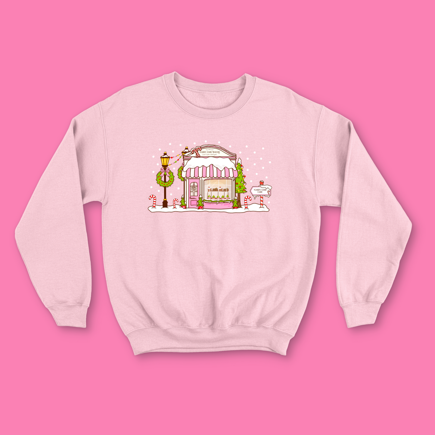 The Candy Cane Bakery Sweater