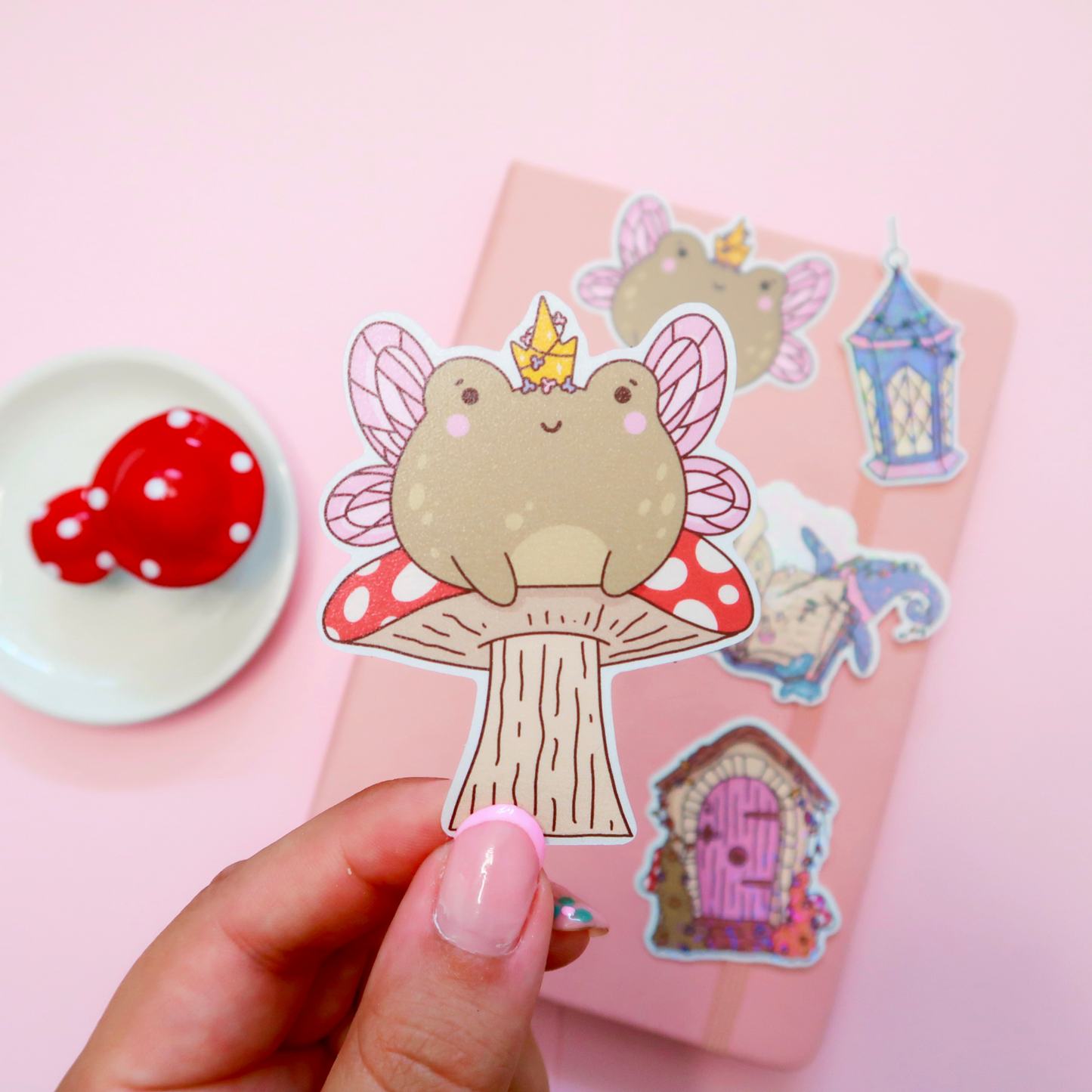 Pippy on a Toadstool Sticker