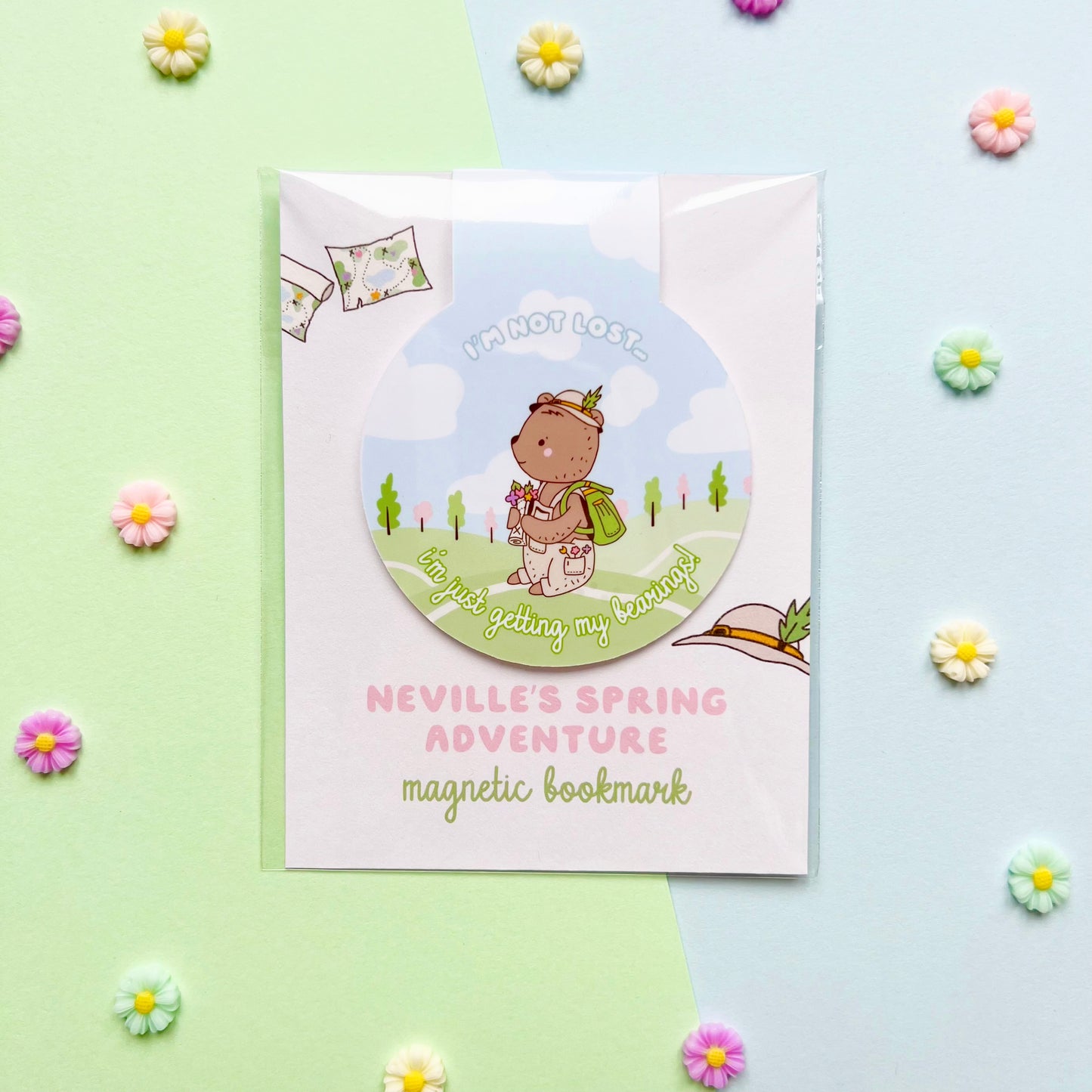 Neville's Spring Adventure Magnetic Bookmark