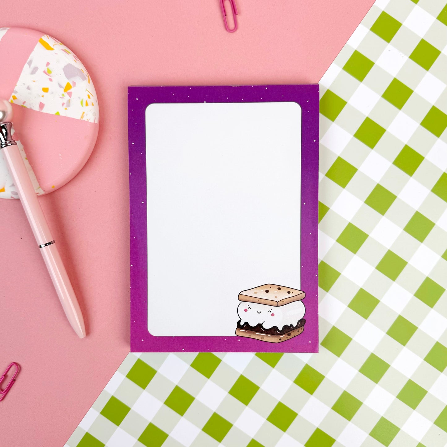 Smiley S'more Notepad