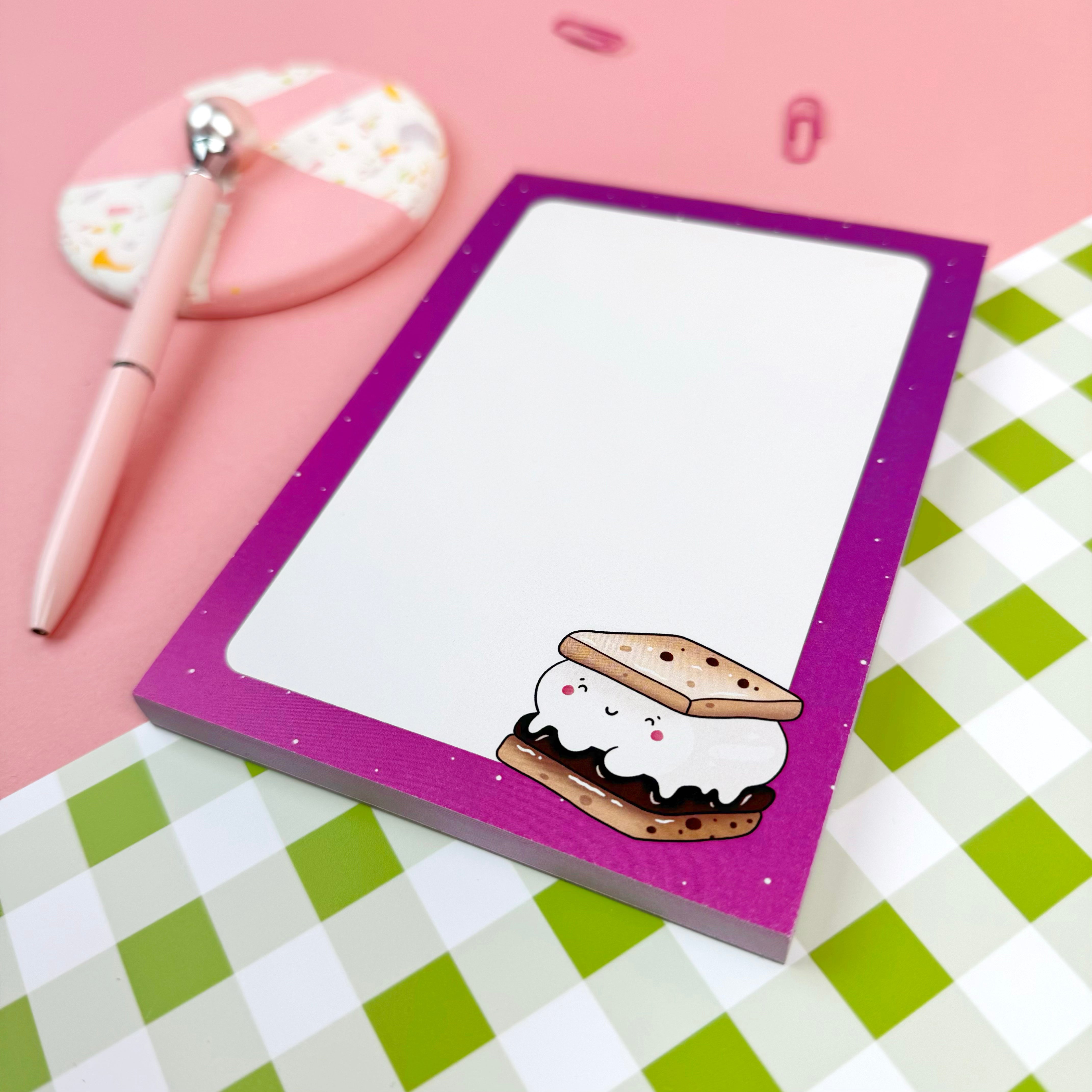 Smiley S'more Notepad