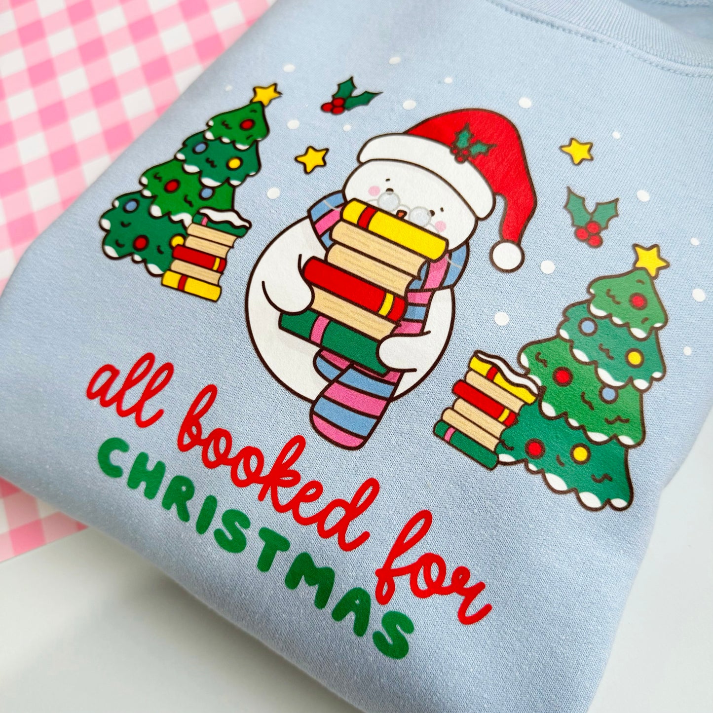 All Booked For Christmas Sweater