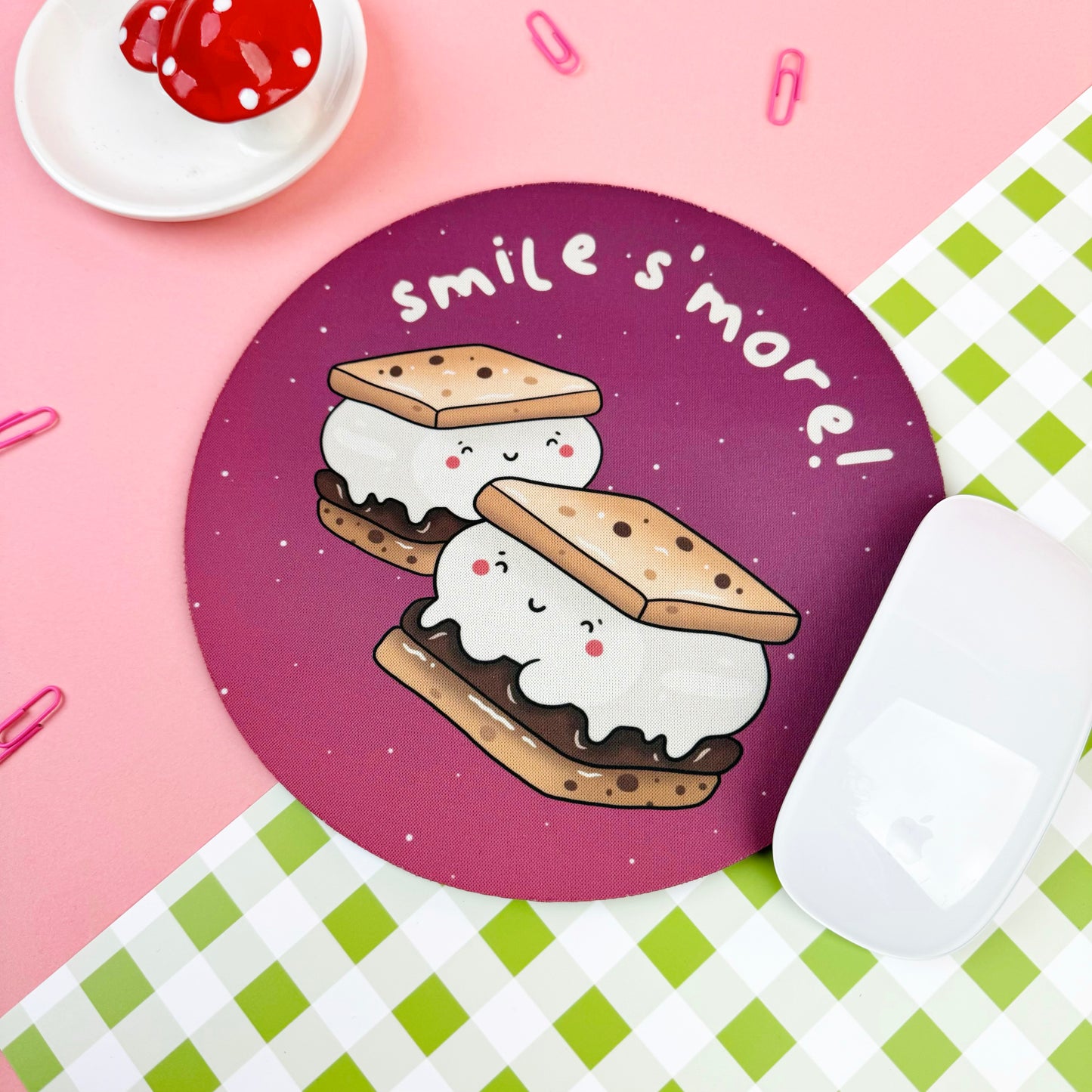 Smile S'more Mouse Pad