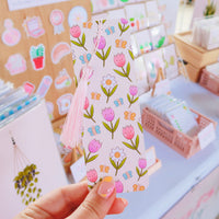 Spring Garden Tassel Bookmark