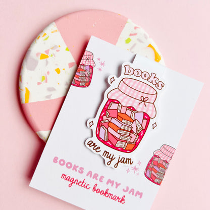 Books Are My Jam Magnetic Bookmark
