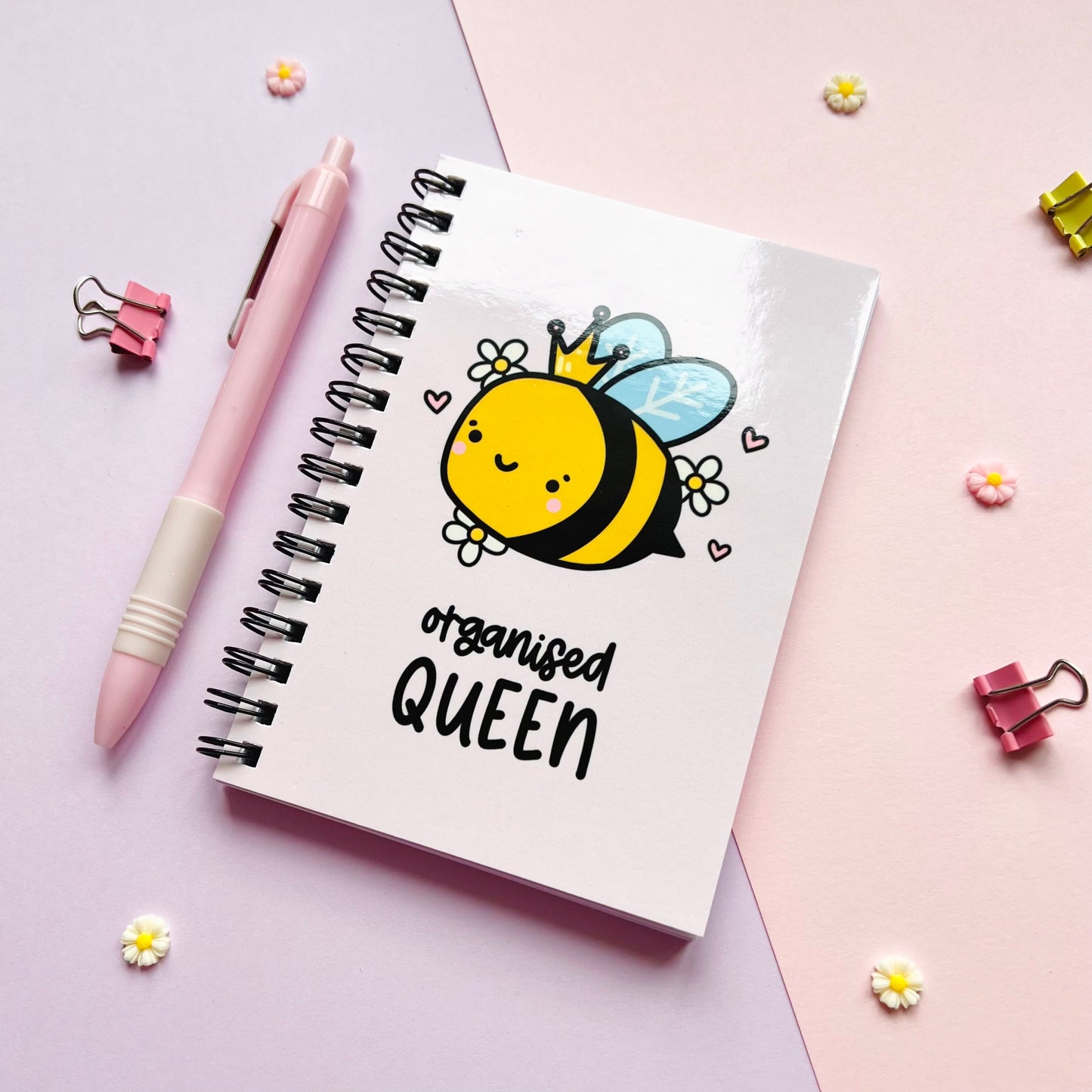A6 Organised Queen Notebook