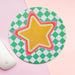Star Check Mouse Pad