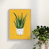 Aloe Vera Botanical Wall Art Print