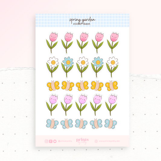 Spring Garden Sticker Sheet