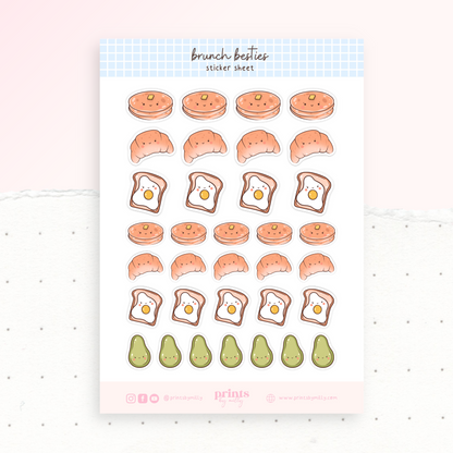 Brunch Besties Sticker Sheet
