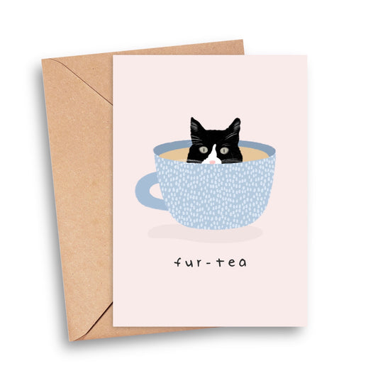 Fur-Tea Birthday Card