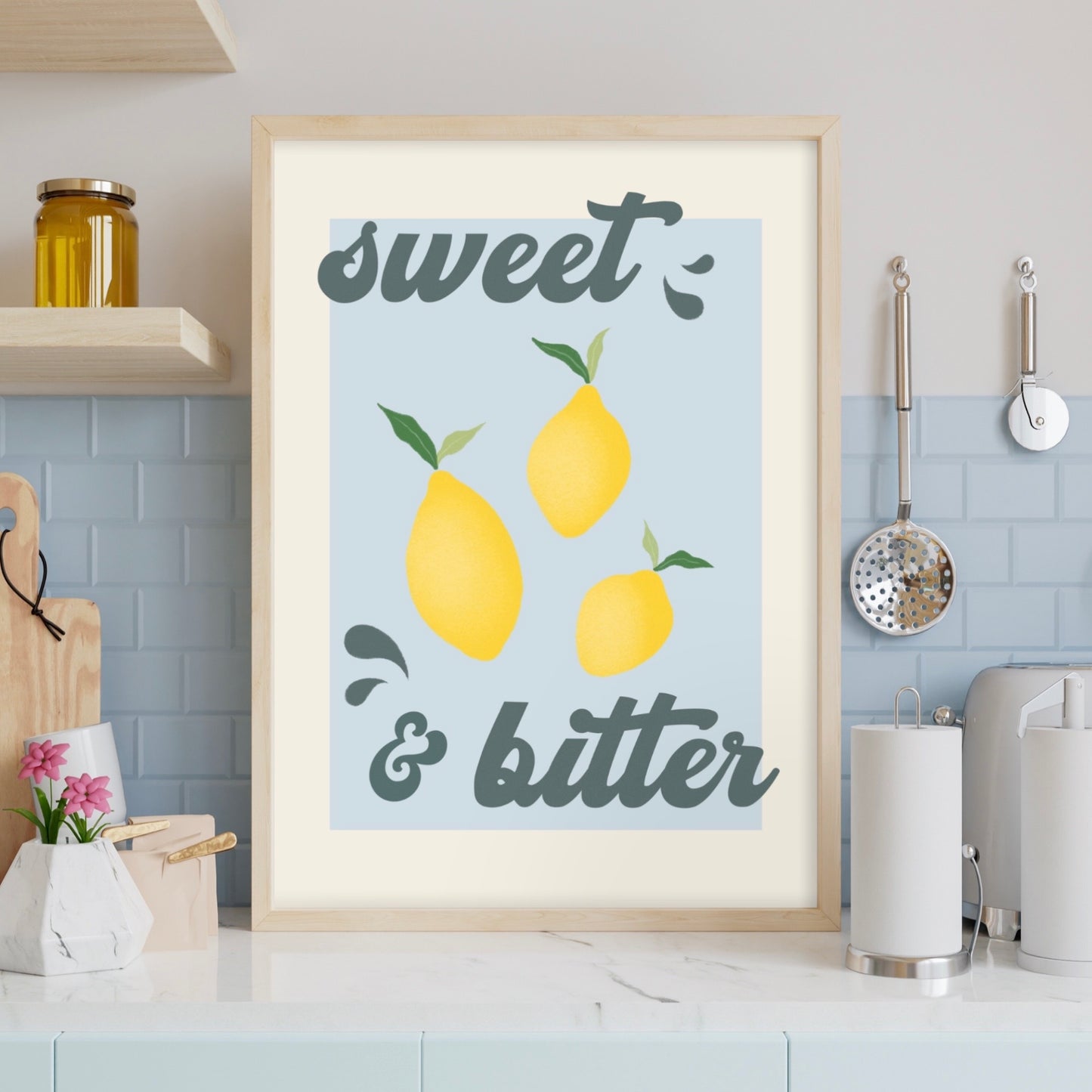 Sweet & Bitter Lemon Wall Art Print