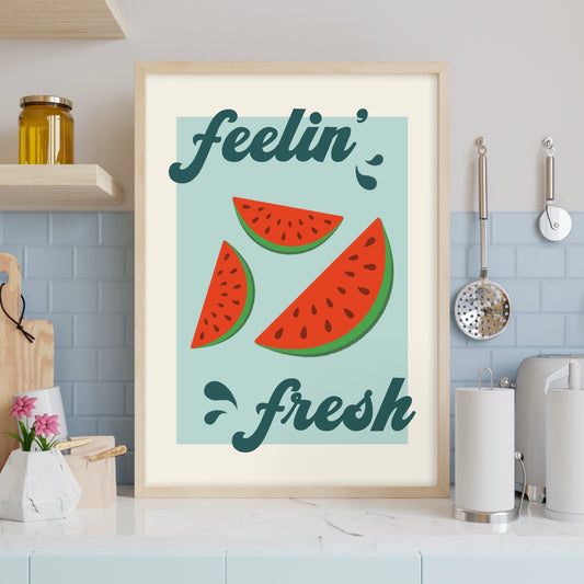 Feelin' Fresh Wall Art Print