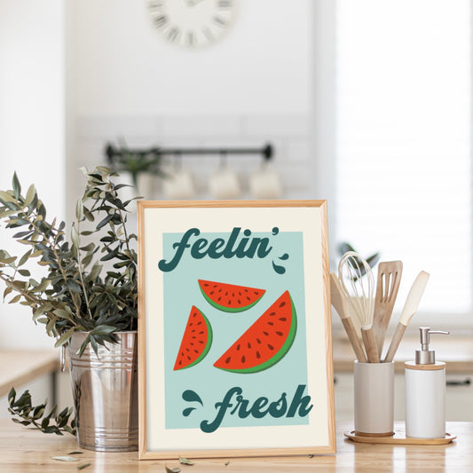 Feelin' Fresh Wall Art Print