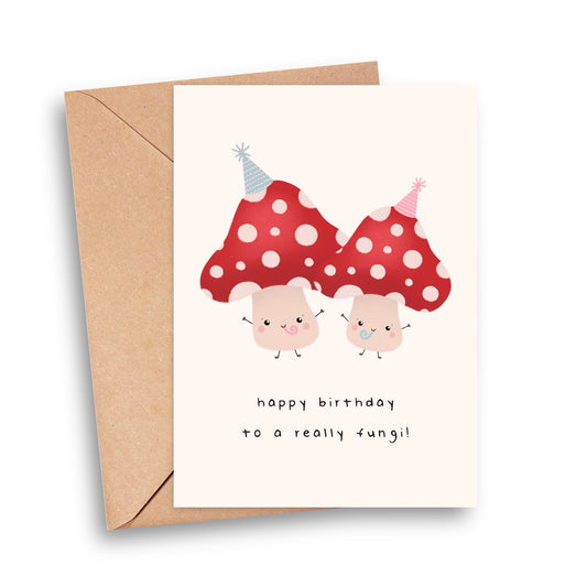 Happy Birthday to a Really Fungi Card