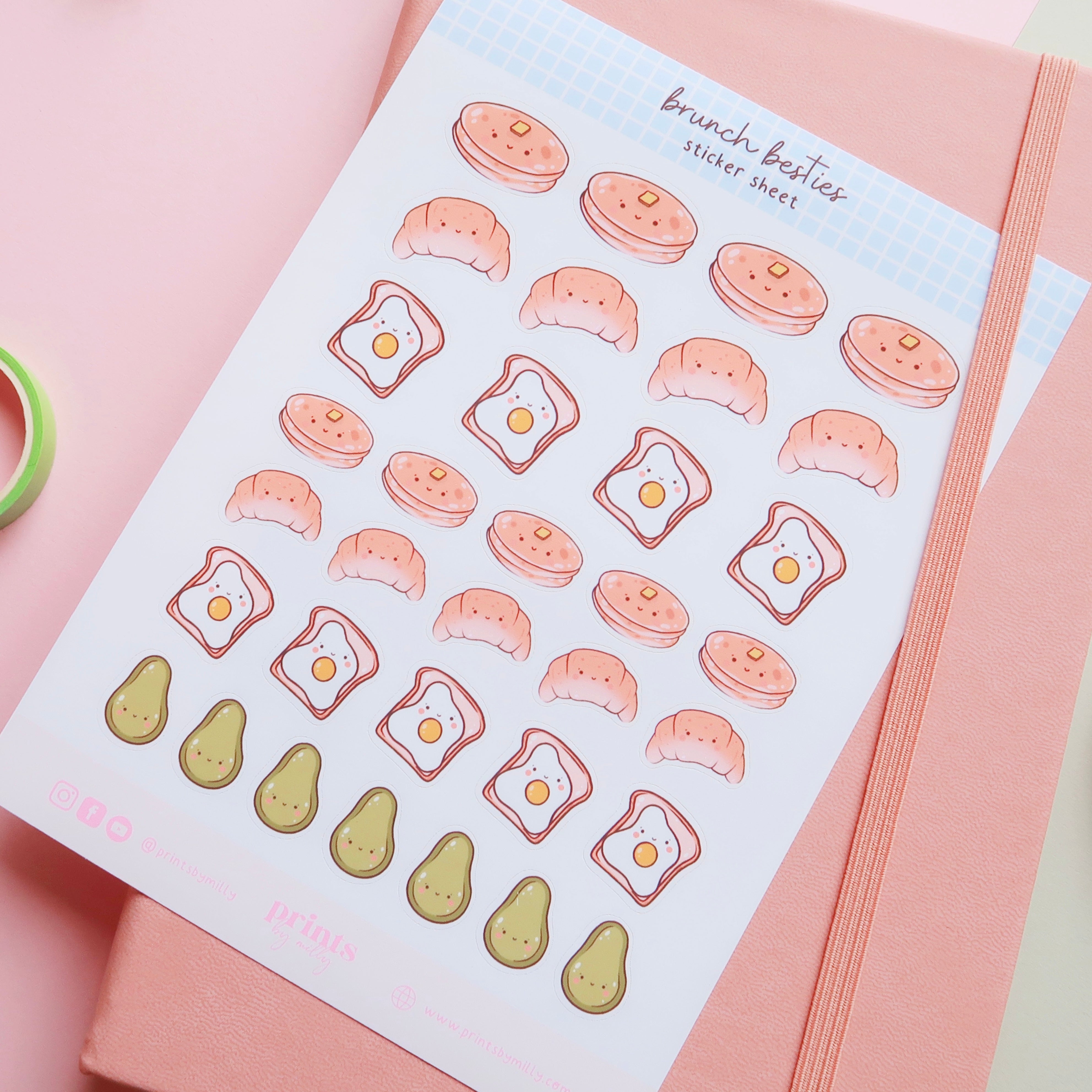 Brunch Besties Sticker Sheet